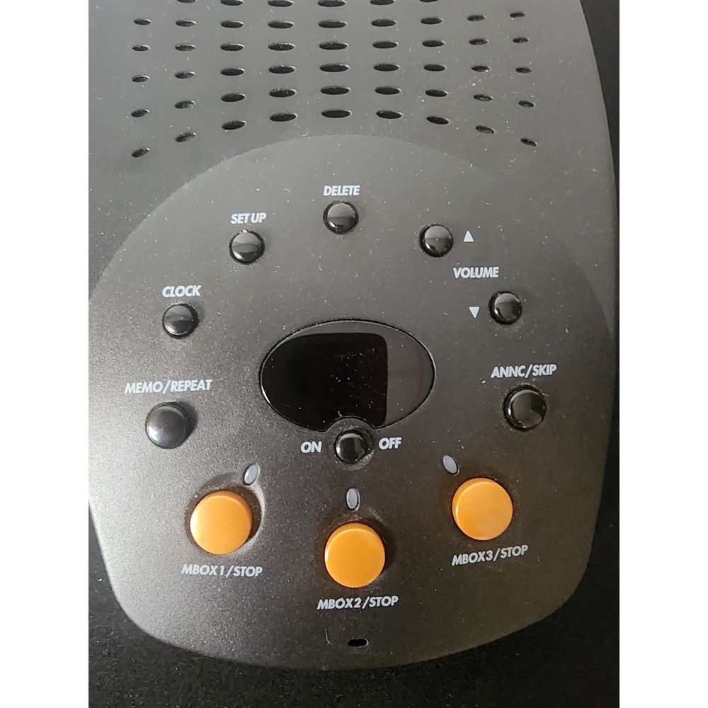 AT&T 1726 Digital Answering System Machine 3 Mailboxes & Call Screening - Picture 3 of 3